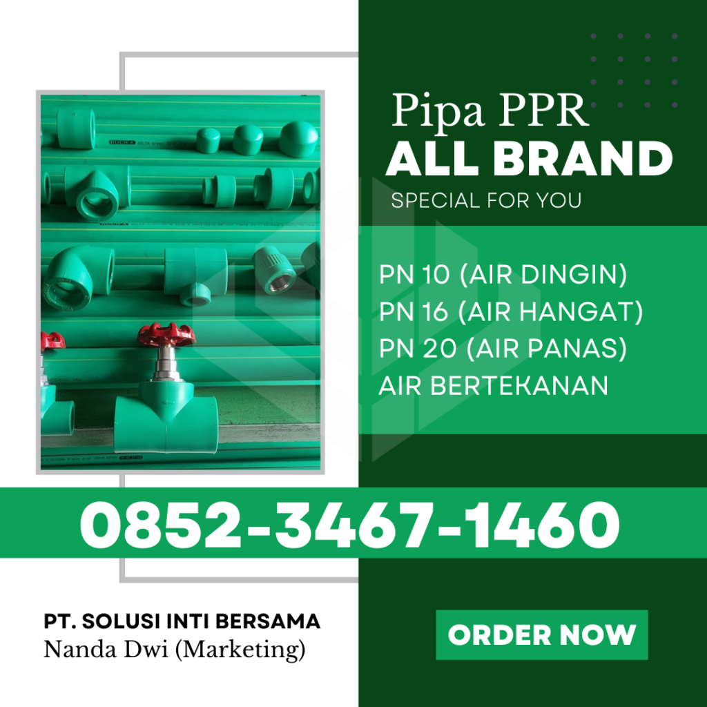 Pipa PPR Jakarta 2025 Harga Jual Distributor Jakarta